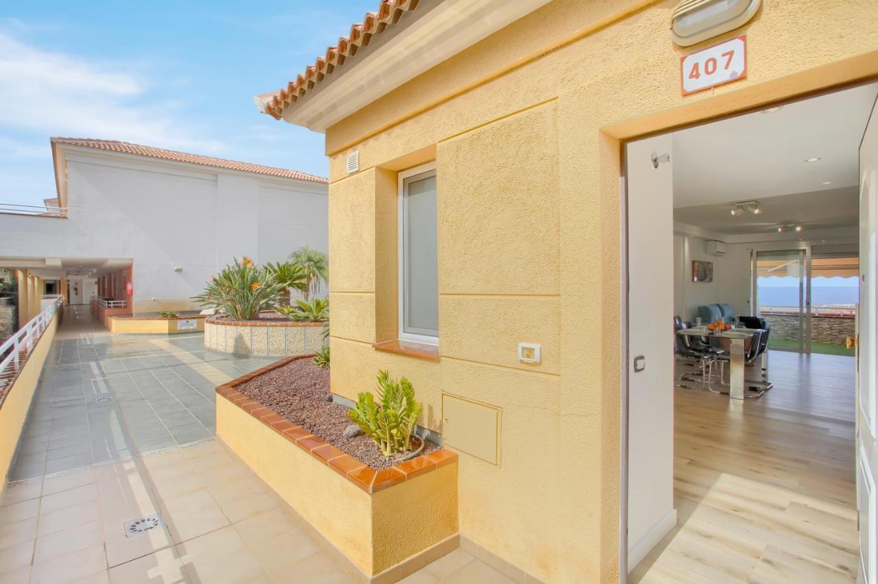 LUXURY PENTHOUSE, Best Sunset, Fast WiFi, Heated Pool Costa Adeje  Exterior foto